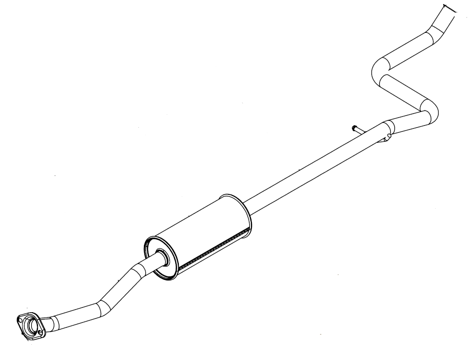 Centre Muffler (14622)