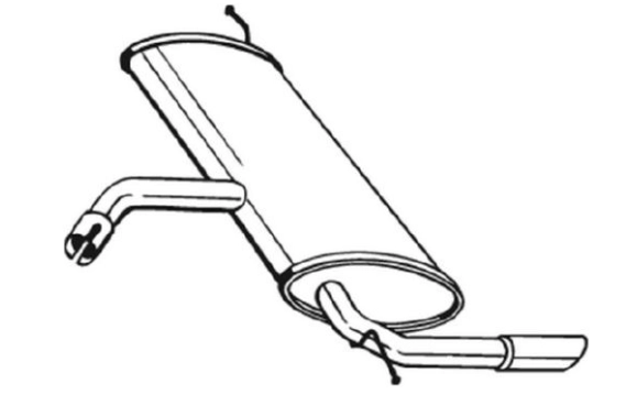 Rear Muffler (15171)