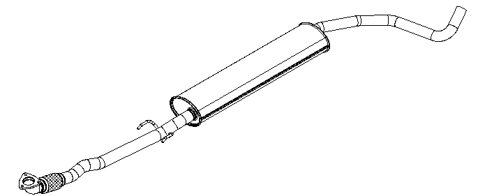 Centre Muffler (15329)