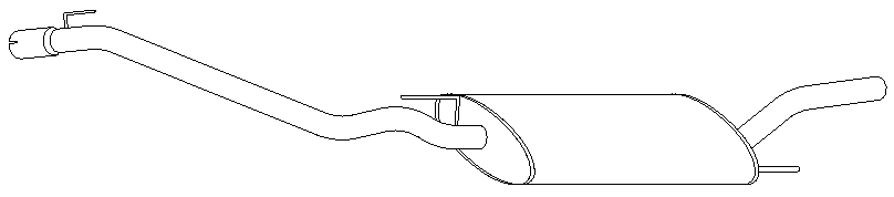 Rear Muffler (10938)