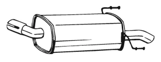 Rear Muffler (15487)