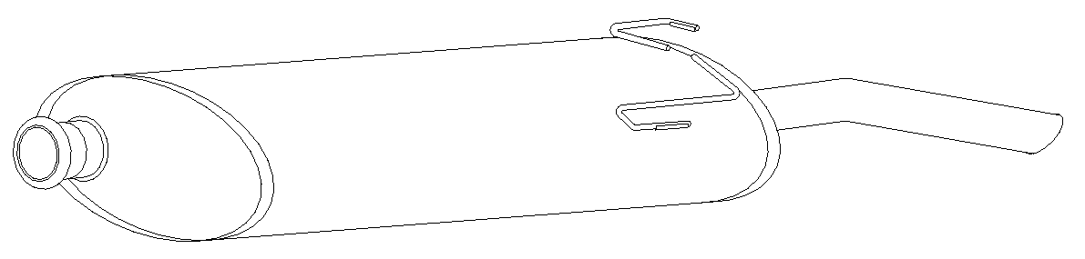 Rear Muffler (10755)