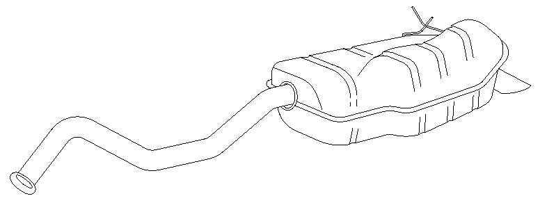 Rear Muffler (11055)