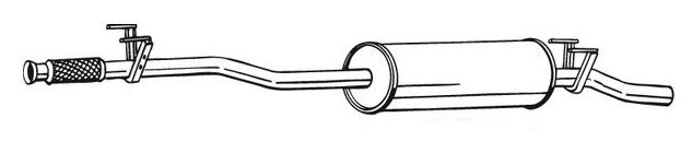 Front Muffler (15481)