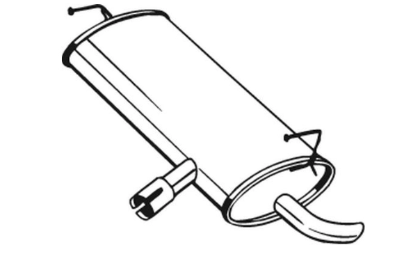Rear Muffler (15553)