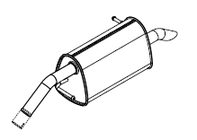 Rear Muffler (14578)