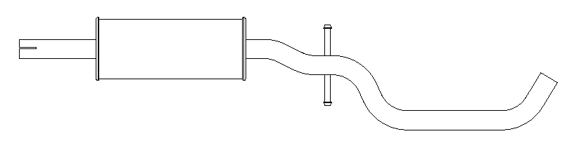Centre Muffler (11164)