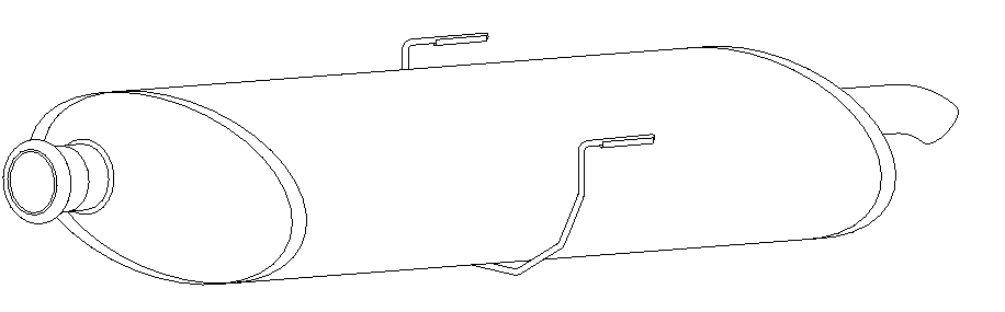 Rear Muffler (10753)