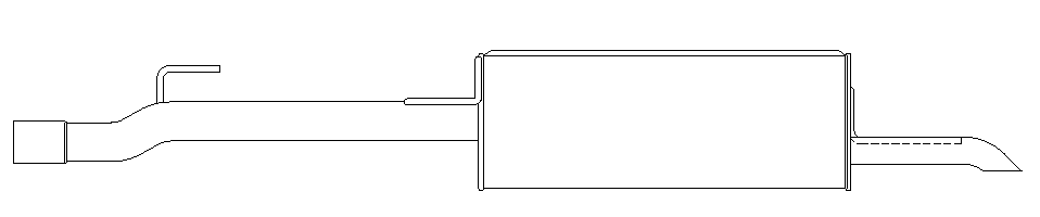 Rear Muffler (11352)
