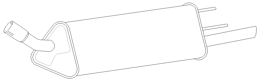 Rear Muffler (10630)