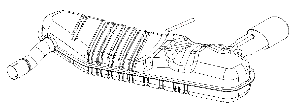 Rear Muffler (11485)