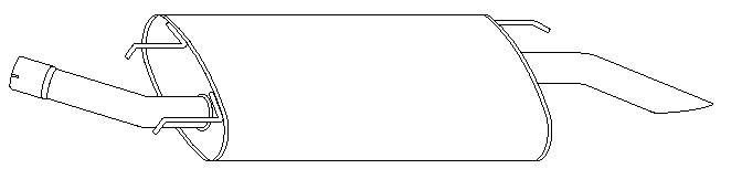 Rear Muffler (10234)