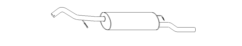 Rear Muffler (10211)