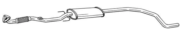 Centre Muffler (14421)