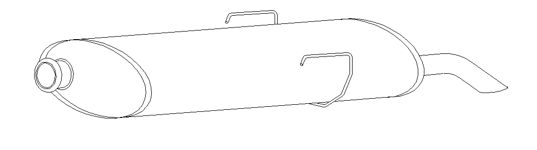 Rear Muffler (10095)