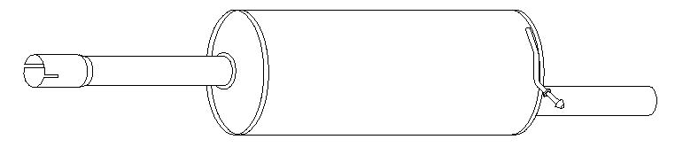 Rear Muffler (14454)