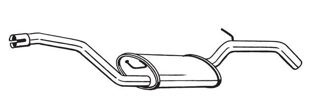 Rear Muffler (16147)