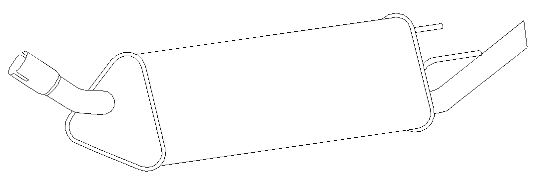 Rear Muffler (10629)