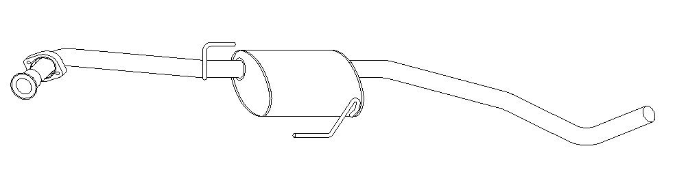 Centre Muffler (10658)