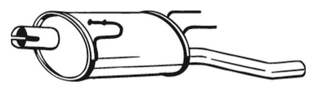 Rear Muffler (12627)