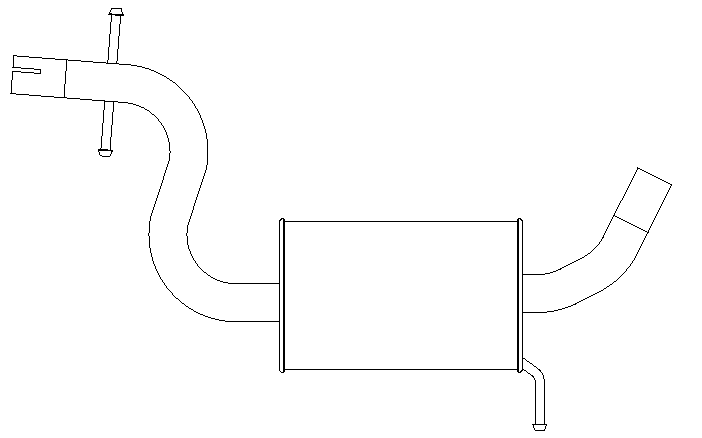 Centre Muffler (14988)