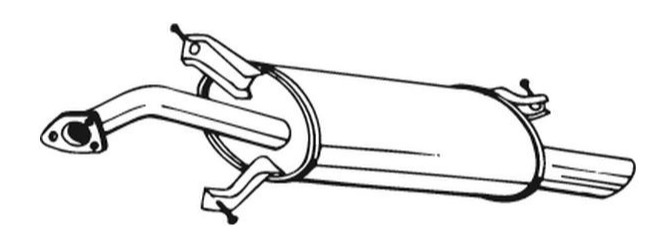 Rear Muffler (12426)