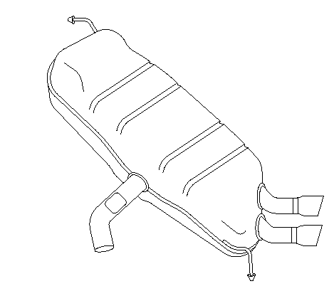 Rear Muffler (14684)