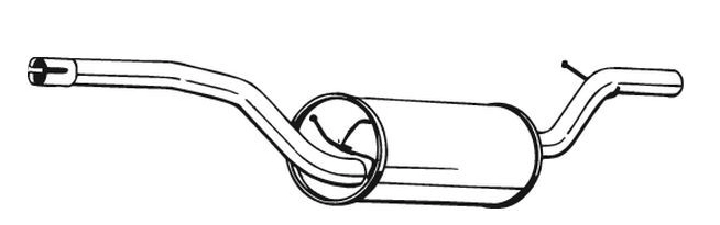 Centre Muffler (15504)