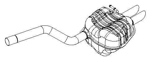 Rear Muffler (15439)