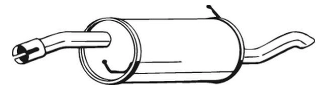 Rear Muffler (13062)