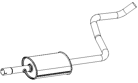 Centre Muffler (13796)