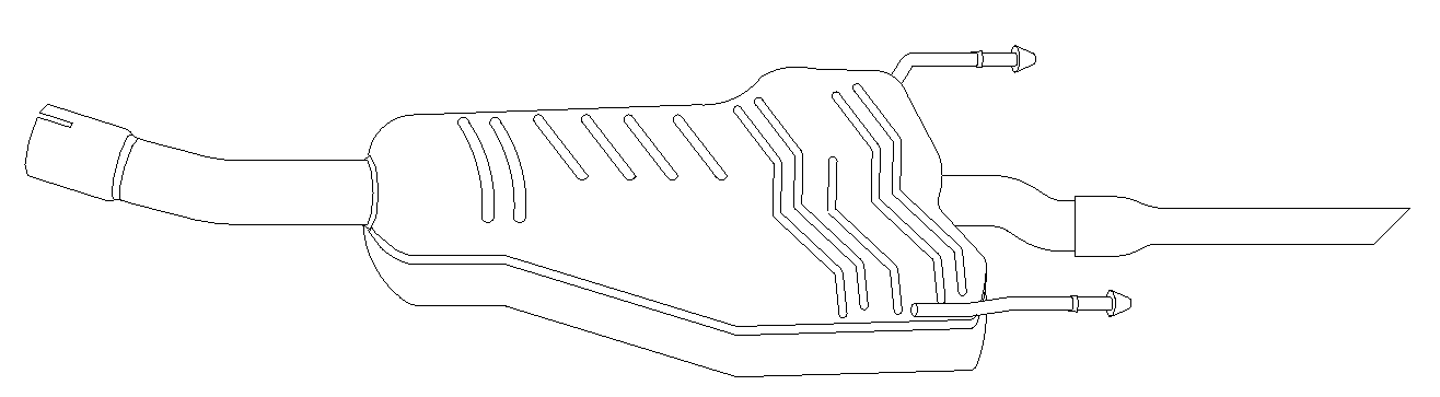 Rear Muffler (14524)