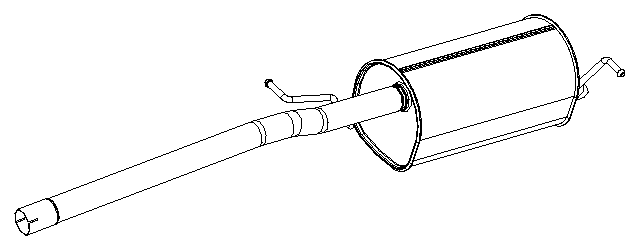 Rear Muffler (16155)