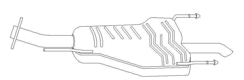 Rear Muffler (14400)