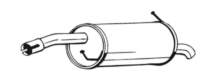 Rear Muffler (13373)