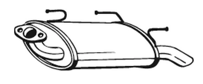 Rear Muffler (12527)