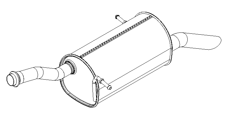 Rear Muffler (15281)