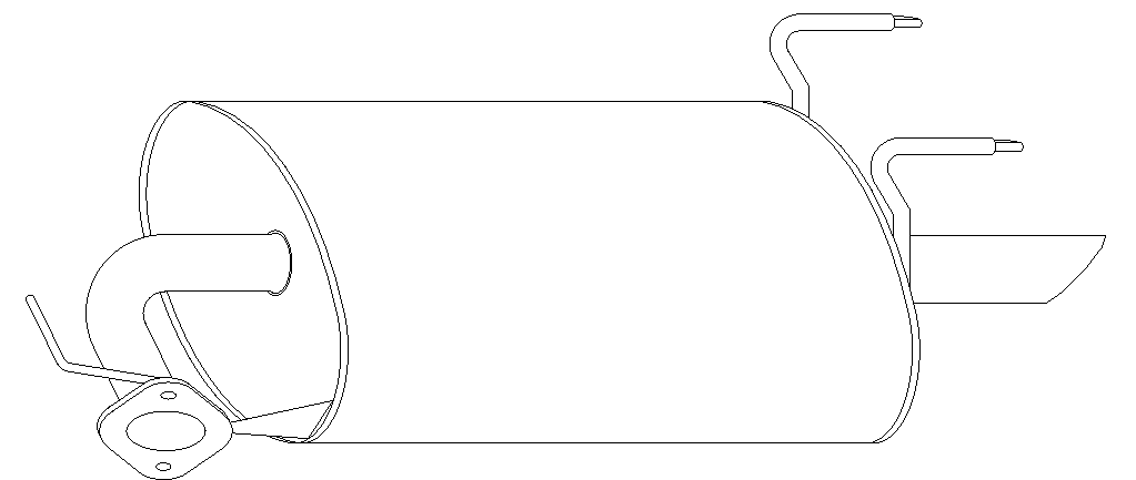 Rear Muffler (10882)