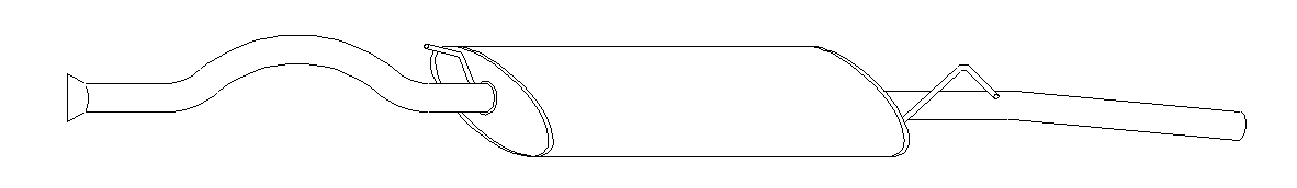 Rear Muffler (11480)