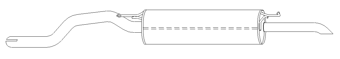 Rear Muffler (11326)