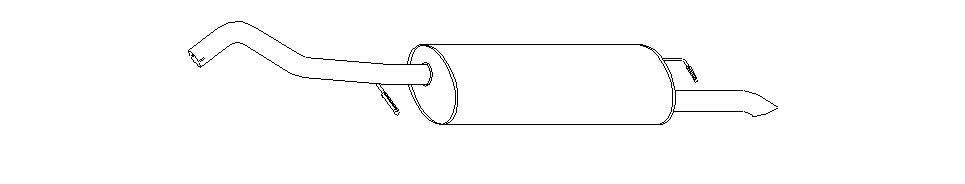 Rear Muffler (10212)