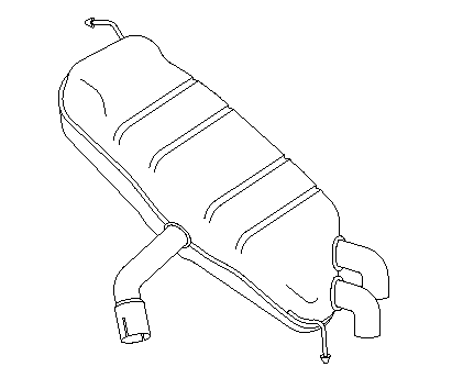 Rear Muffler (14667)