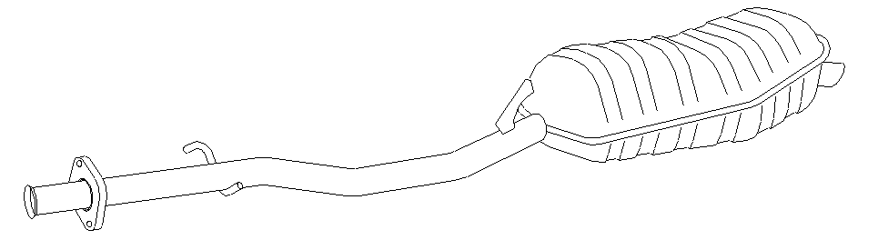 Rear Muffler (10055)