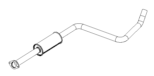 Centre Muffler (15745)