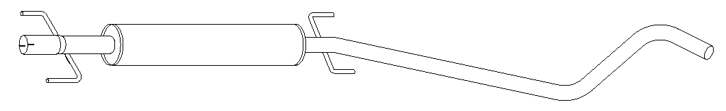 Centre Muffler (11568)