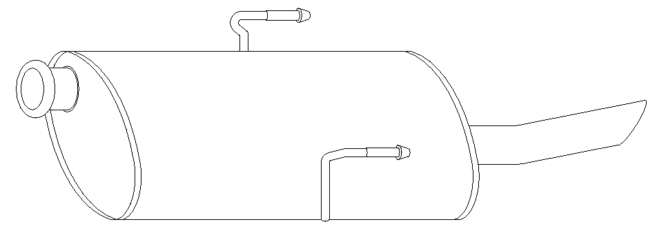 Rear Muffler (10752)