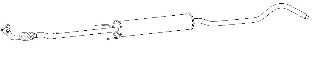 Centre Muffler (10714)