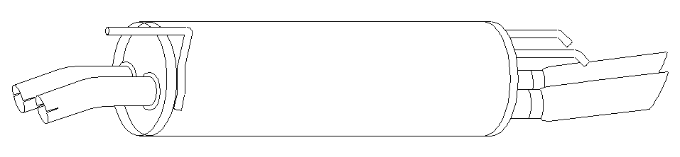 Rear Muffler (11398)