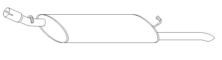 Rear Muffler (10701)