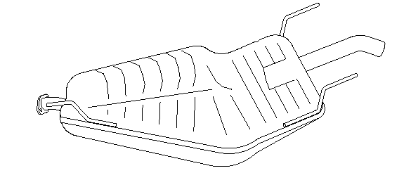 Rear Muffler (14591)